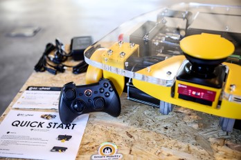 La plateforme du Starter Kit est prête à l’emploi. Commencez immédiatement le développement de votre robot mobile ! Starter kit SWD package FR