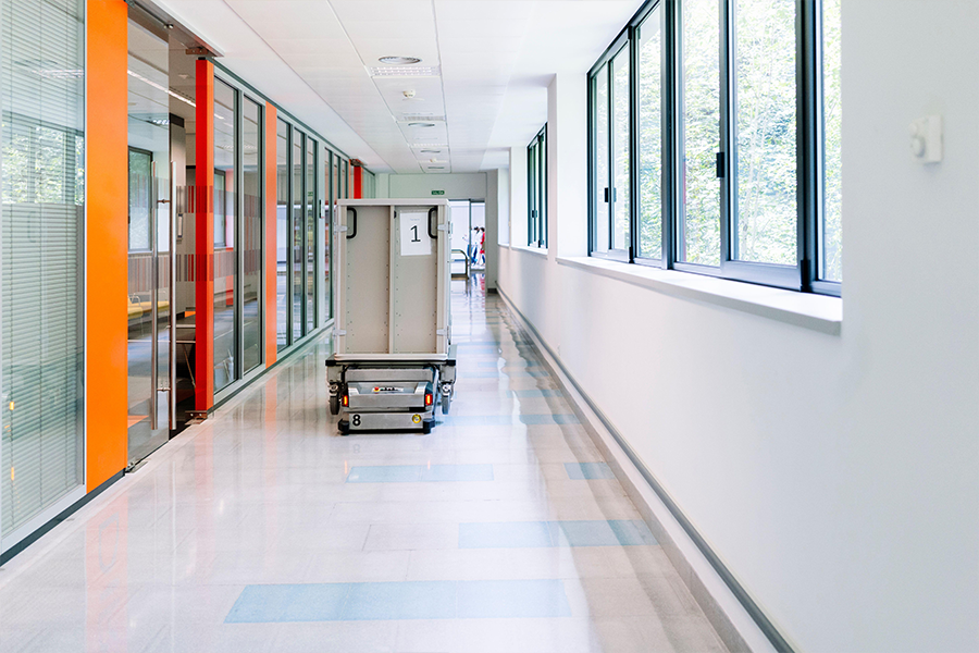 realisation SWD collaborative robots hospital